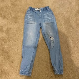 Women’s denim joggers